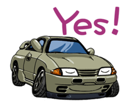 I love the car<Japanese excellent car> sticker #13065177