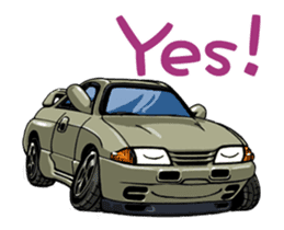 I love the car<Japanese excellent car> sticker #13065177