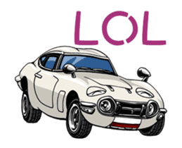 I love the car<Japanese excellent car> sticker #13065181