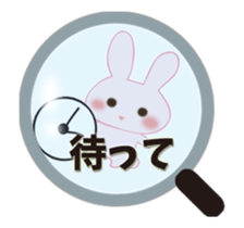 Attention love rabbit sticker #13065571