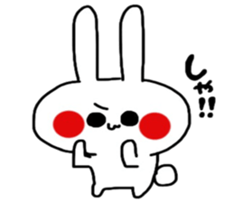 Loose and cute rabbit sticker sticker #13065598