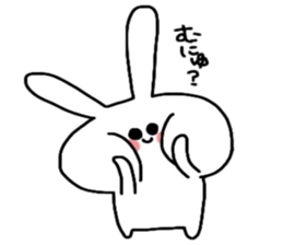 Loose and cute rabbit sticker sticker #13065613