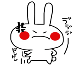 Loose and cute rabbit sticker sticker #13065615