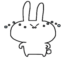 Loose and cute rabbit sticker sticker #13065617