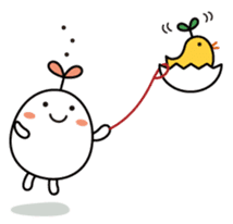 The egg family is so cute. sticker #13066257