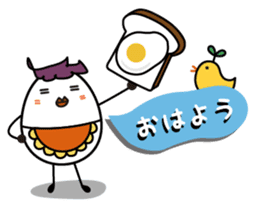 The egg family is so cute. sticker #13066267