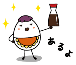 The egg family is so cute. sticker #13066271