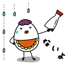 The egg family is so cute. sticker #13066272