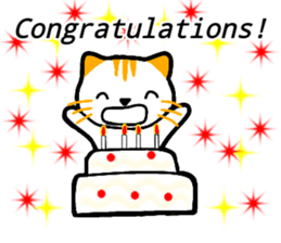 Cute cat healed sticker #13066406