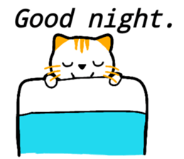 Cute cat healed sticker #13066413