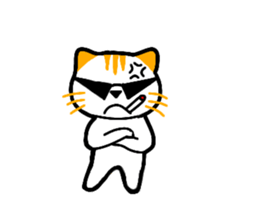 Cute cat healed sticker #13066415