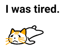 Cute cat healed sticker #13066419