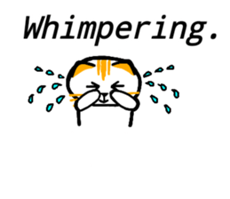 Cute cat healed sticker #13066422