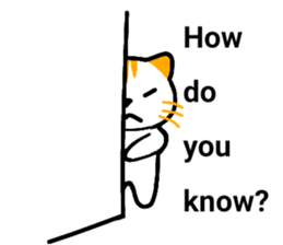 Cute cat healed sticker #13066433