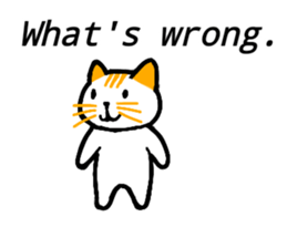 Cute cat healed sticker #13066441