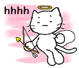 The life of a white cat (English) sticker #13067141