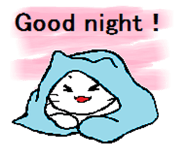 The life of a white cat (English) sticker #13067148