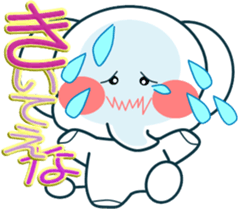 Light blue elephant sticker sticker #13067277