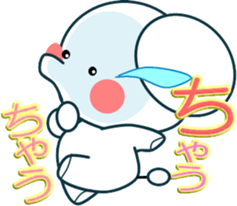 Light blue elephant sticker sticker #13067287