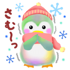penguin pempem 27 winter sticker #13067472