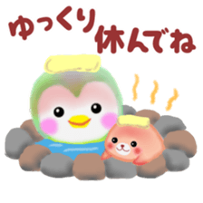 penguin pempem 27 winter sticker #13067475