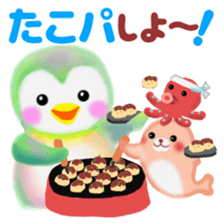 penguin pempem 27 winter sticker #13067480