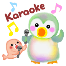 penguin pempem 27 winter sticker #13067483