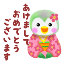 penguin pempem 27 winter sticker #13067492