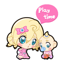 Pink Pink Childhood animated stickers 4 sticker #13067553