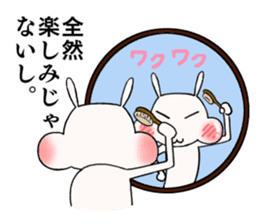 punpun rabbit sticker #13067865