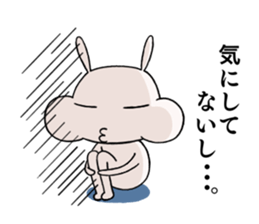punpun rabbit sticker #13067872