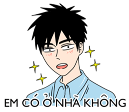 Sparkle Husband and wife sticker #13067896