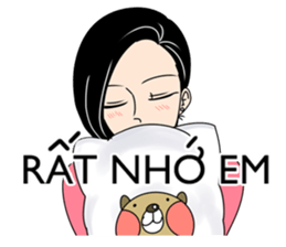 Sparkle Husband and wife sticker #13067897