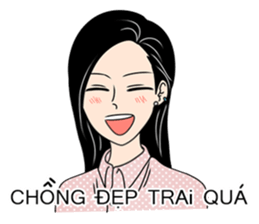 Sparkle Husband and wife sticker #13067900