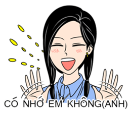 Sparkle Husband and wife sticker #13067903