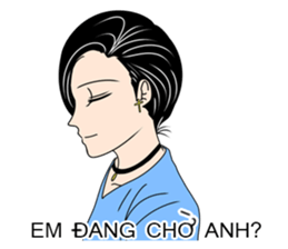 Sparkle Husband and wife sticker #13067908