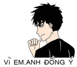 Sparkle Husband and wife sticker #13067922