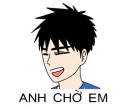 Sparkle Husband and wife sticker #13067927