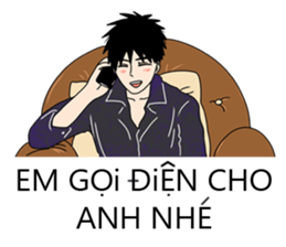 Sparkle Husband and wife sticker #13067930