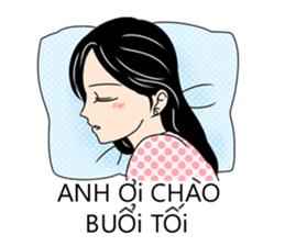 Sparkle Husband and wife sticker #13067931