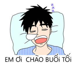 Sparkle Husband and wife sticker #13067932