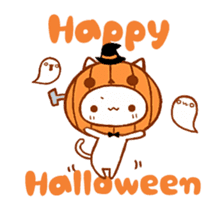 The cat which is Halloween sticker #13068016