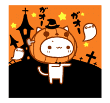 The cat which is Halloween sticker #13068017