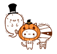 The cat which is Halloween sticker #13068036