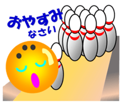 feelings of bowling ball sticker #13068360