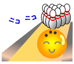 feelings of bowling ball sticker #13068368