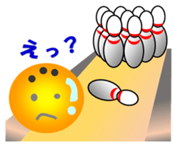 feelings of bowling ball sticker #13068375