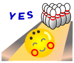feelings of bowling ball sticker #13068379