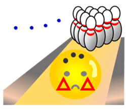 feelings of bowling ball sticker #13068380