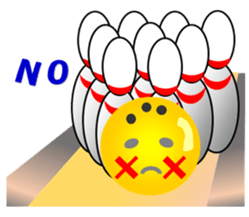 feelings of bowling ball sticker #13068381
